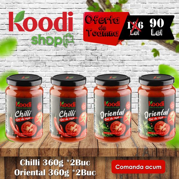 Cilli Sauce 360g *2buc + Oriental Sauce 360g *2buc